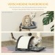 PawHut Cat Scratching Post with Cat Cave, Bed, Play Ball, Cat Scratching Post with Sisal Scratching Posts, for Cats up to 5 kg, Dark Brown PawHut Cat Scratching Post with Cat Cave, Bed, Play Ball, Cat Scratching Post with Sisal Scratching Posts, for Cats up to 5 kg, Dark Brown