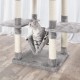 SONGMICS XXL Climbing Tree Scratching Post with Hammock Cave Play Sisal 154 cm, beige SONGMICS XXL Climbing Tree Scratching Post with Hammock Cave Play Sisal 154 cm, beige