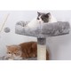 SONGMICS XXL Climbing Tree Scratching Post with Hammock Cave Play Sisal 154 cm, beige SONGMICS XXL Climbing Tree Scratching Post with Hammock Cave Play Sisal 154 cm, beige