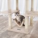SONGMICS XXL Climbing Tree Scratching Post with Hammock Cave Play Sisal 154 cm, beige SONGMICS XXL Climbing Tree Scratching Post with Hammock Cave Play Sisal 154 cm, beige