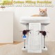 TWDEPART Cat Scratching Post for Indoor Cats, Activity Centre, Climbing Tree, Cat Furniture with Playful Toy Balls, Green