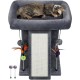 TWDEPART Cat Scratching Post for Indoor Cats, Activity Centre, Climbing Tree, Cat Furniture with Playful Toy Balls, Green