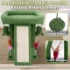TWDEPART Cat Scratching Post for Indoor Cats, Activity Centre, Climbing Tree, Cat Furniture with Playful Toy Balls, Green
