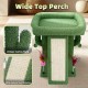 TWDEPART Cat Scratching Post for Indoor Cats, Activity Centre, Climbing Tree, Cat Furniture with Playful Toy Balls, Green