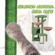 TWDEPART Cat Scratching Post with Activity Centre, 95 cm Climbing Tree Cat Toy with Toy Balls, Green TWDEPART Cat Scratching Post with Activity Centre, 95 cm Climbing Tree Cat Toy with Toy Balls, Green