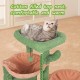TWDEPART Cat Scratching Post with Activity Centre, 95 cm Climbing Tree Cat Toy with Toy Balls, Green TWDEPART Cat Scratching Post with Activity Centre, 95 cm Climbing Tree Cat Toy with Toy Balls, Green