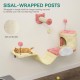 YITAHOME 11-Piece Stable Climbing Wall Cat Set Made of Flannel, Cat Furniture with Cat House, Cat Scratching Board, Cat Hanging Bridge, Cat Bed, Sisal Column for Cats, Sleeping, Playing, Lounging YITAHOME 11-Piece Stable Climbing Wall Cat Set Made of Flannel, Cat Furniture with Cat House, Cat Scratching Board, Cat Hanging Bridge, Cat Bed, Sisal Column for Cats, Sleeping, Playing, Lounging