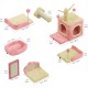 YITAHOME 11-Piece Stable Climbing Wall Cat Set Made of Flannel, Cat Furniture with Cat House, Cat Scratching Board, Cat Hanging Bridge, Cat Bed, Sisal Column for Cats, Sleeping, Playing, Lounging YITAHOME 11-Piece Stable Climbing Wall Cat Set Made of Flannel, Cat Furniture with Cat House, Cat Scratching Board, Cat Hanging Bridge, Cat Bed, Sisal Column for Cats, Sleeping, Playing, Lounging