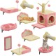 YITAHOME 11-Piece Stable Climbing Wall Cat Set Made of Flannel, Cat Furniture with Cat House, Cat Scratching Board, Cat Hanging Bridge, Cat Bed, Sisal Column for Cats, Sleeping, Playing, Lounging YITAHOME 11-Piece Stable Climbing Wall Cat Set Made of Flannel, Cat Furniture with Cat House, Cat Scratching Board, Cat Hanging Bridge, Cat Bed, Sisal Column for Cats, Sleeping, Playing, Lounging