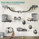 YITAHOME 11-Piece Stable Climbing Wall Cat Set Made of Flannel, Cat Furniture with Cat House, Cat Scratching Board, Cat Hanging Bridge, Cat Bed, Sisal Column for Cats, Sleeping, Playing, Lounging YITAHOME 11-Piece Stable Climbing Wall Cat Set Made of Flannel, Cat Furniture with Cat House, Cat Scratching Board, Cat Hanging Bridge, Cat Bed, Sisal Column for Cats, Sleeping, Playing, Lounging