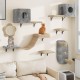 YITAHOME 11-Piece Stable Climbing Wall Cat Set Made of Flannel, Cat Furniture with Cat House, Cat Scratching Board, Cat Hanging Bridge, Cat Bed, Sisal Column for Cats, Sleeping, Playing, Lounging YITAHOME 11-Piece Stable Climbing Wall Cat Set Made of Flannel, Cat Furniture with Cat House, Cat Scratching Board, Cat Hanging Bridge, Cat Bed, Sisal Column for Cats, Sleeping, Playing, Lounging