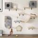 YITAHOME 11-Piece Stable Climbing Wall Cat Set Made of Flannel, Cat Furniture with Cat House, Cat Scratching Board, Cat Hanging Bridge, Cat Bed, Sisal Column for Cats, Sleeping, Playing, Lounging YITAHOME 11-Piece Stable Climbing Wall Cat Set Made of Flannel, Cat Furniture with Cat House, Cat Scratching Board, Cat Hanging Bridge, Cat Bed, Sisal Column for Cats, Sleeping, Playing, Lounging