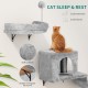 YITAHOME 8 Pieces Cat Climbing Wall Set, Sturdy Plush Climbing Device for Cats, Cat Climbing Frame, Play Towers with Scratching Posts, Cat House, Cat Bridge, Cat Stairs and Hanging Ball, Light Grey YITAHOME 8 Pieces Cat Climbing Wall Set, Sturdy Plush Climbing Device for Cats, Cat Climbing Frame, Play Towers with Scratching Posts, Cat House, Cat Bridge, Cat Stairs and Hanging Ball, Light Grey