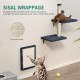 YITAHOME 8 Pieces Cat Climbing Wall Set, Sturdy Plush Climbing Device for Cats, Cat Climbing Frame, Play Towers with Scratching Posts, Cat House, Cat Bridge, Cat Stairs and Hanging Ball, Light Grey YITAHOME 8 Pieces Cat Climbing Wall Set, Sturdy Plush Climbing Device for Cats, Cat Climbing Frame, Play Towers with Scratching Posts, Cat House, Cat Bridge, Cat Stairs and Hanging Ball, Light Grey