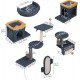 YITAHOME 8 Pieces Cat Climbing Wall Set, Sturdy Plush Climbing Device for Cats, Cat Climbing Frame, Play Towers with Scratching Posts, Cat House, Cat Bridge, Cat Stairs and Hanging Ball, Light Grey YITAHOME 8 Pieces Cat Climbing Wall Set, Sturdy Plush Climbing Device for Cats, Cat Climbing Frame, Play Towers with Scratching Posts, Cat House, Cat Bridge, Cat Stairs and Hanging Ball, Light Grey