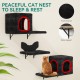 YITAHOME Gothic Climbing Wall Cat Set Made of Flannel, 5-Piece Sturdy Cat Furniture with Cat House, Cat Bed, Cat Hammock, Sisal Column with Spider for Cats, Sleeping, Playing, Lounging YITAHOME Gothic Climbing Wall Cat Set Made of Flannel, 5-Piece Sturdy Cat Furniture with Cat House, Cat Bed, Cat Hammock, Sisal Column with Spider for Cats, Sleeping, Playing, Lounging