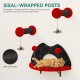 YITAHOME Gothic Climbing Wall Cat Set Made of Flannel, 5-Piece Sturdy Cat Furniture with Cat House, Cat Bed, Cat Hammock, Sisal Column with Spider for Cats, Sleeping, Playing, Lounging YITAHOME Gothic Climbing Wall Cat Set Made of Flannel, 5-Piece Sturdy Cat Furniture with Cat House, Cat Bed, Cat Hammock, Sisal Column with Spider for Cats, Sleeping, Playing, Lounging