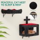 YITAHOME Gothic Climbing Wall Cat Set Made of Flannel, 5-Piece Sturdy Cat Furniture with Cat House, Cat Bed, Cat Hammock, Sisal Column with Spider for Cats, Sleeping, Playing, Lounging YITAHOME Gothic Climbing Wall Cat Set Made of Flannel, 5-Piece Sturdy Cat Furniture with Cat House, Cat Bed, Cat Hammock, Sisal Column with Spider for Cats, Sleeping, Playing, Lounging