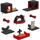 YITAHOME Gothic Climbing Wall Cat Set Made of Flannel, 5-Piece Sturdy Cat Furniture with Cat House, Cat Bed, Cat Hammock, Sisal Column with Spider for Cats, Sleeping, Playing, Lounging YITAHOME Gothic Climbing Wall Cat Set Made of Flannel, 5-Piece Sturdy Cat Furniture with Cat House, Cat Bed, Cat Hammock, Sisal Column with Spider for Cats, Sleeping, Playing, Lounging