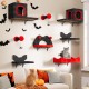 YITAHOME Gothic Climbing Wall Cat Set Made of Flannel, 5-Piece Sturdy Cat Furniture with Cat House, Cat Bed, Cat Hammock, Sisal Column with Spider for Cats, Sleeping, Playing, Lounging YITAHOME Gothic Climbing Wall Cat Set Made of Flannel, 5-Piece Sturdy Cat Furniture with Cat House, Cat Bed, Cat Hammock, Sisal Column with Spider for Cats, Sleeping, Playing, Lounging