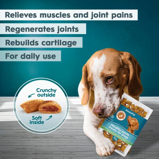 AmeizPet Dry Food Delicious Dog Biscuits, Hip and Joint Care Joint Supplement for Dogs, Pet Joint Chew Snacks for Puppies and Older Dogs 75 g (2.6 oz) AmeizPet Dry Food Delicious Dog Biscuits, Hip and Joint Care Joint Supplement for Dogs, Pet Joint Chew Snacks for Puppies and Older Dogs 75 g (2.6 oz)