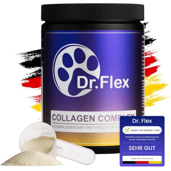 Collagen + Vitamin B Powder for Dogs - 300g - 4500mg Bovine Collagen & 500mg Marine Collagen Type I, II & III - Joint & Bone Protection with B1, B2, B3, B5, B6, B9, B12 Collagen + Vitamin B Powder for Dogs - 300g - 4500mg Bovine Collagen & 500mg Marine Collagen Type I, II & III - Joint & Bone Protection with B1, B2, B3, B5, B6, B9, B12