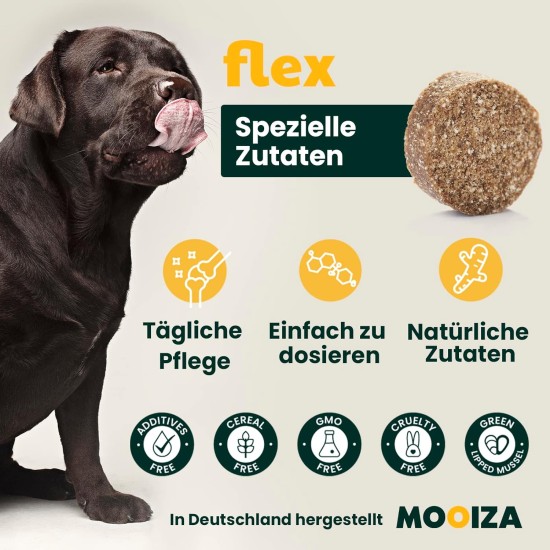 Flex Collagen Supplement GLucosamine Chondroitin for Dogs Ideal for Joint Problems Dog Biscuits with MSM, Turmeric, Rosehip, Glucosamine and Chondroitin Flex Collagen Supplement GLucosamine Chondroitin for Dogs Ideal for Joint Problems Dog Biscuits with MSM, Turmeric, Rosehip, Glucosamine and Chondroitin