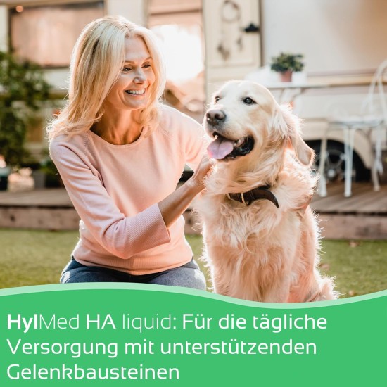 HylMed HA Liquid Dog, 250 ml, High Dose Hyaluronic Acid, Collagen and Other Nutrients to Support the Joints and the Dog's Pleasure of Movement for up to 50 Days HylMed HA Liquid Dog, 250 ml, High Dose Hyaluronic Acid, Collagen and Other Nutrients to Support the Joints and the Dog's Pleasure of Movement for up to 50 Days