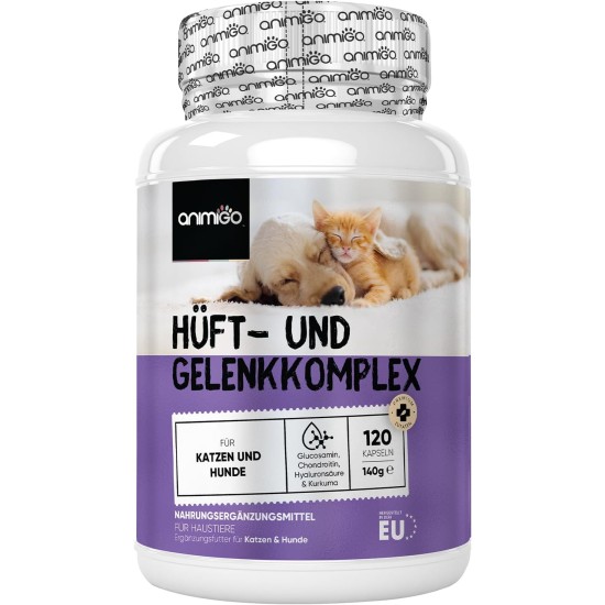 Joint Complex Treats for Dogs – Vitamin Tablets with Glucosamine & Chondroitin, for Small & Large Animals, Joint Tablets Active Flex Plus, Anti Pain Capsules for Dogs – 60 Chews Joint Complex Treats for Dogs – Vitamin Tablets with Glucosamine & Chondroitin, for Small & Large Animals, Joint Tablets Active Flex Plus, Anti Pain Capsules for Dogs – 60 Chews