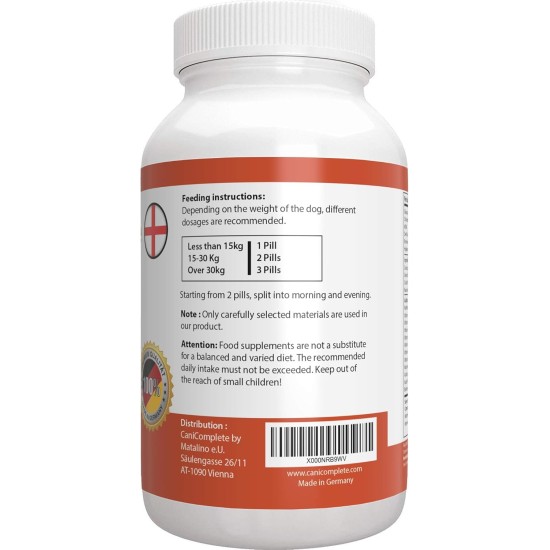Joint Plus - Joint Tablets for Dogs: Devil's Claw, Methylsulfonylmethane (MSM), Chondroitin, Glucosamine, Collagen, Vitamin B, etc. Pack of 120 Joint Plus - Joint Tablets for Dogs: Devil's Claw, Methylsulfonylmethane (MSM), Chondroitin, Glucosamine, Collagen, Vitamin B, etc. Pack of 120