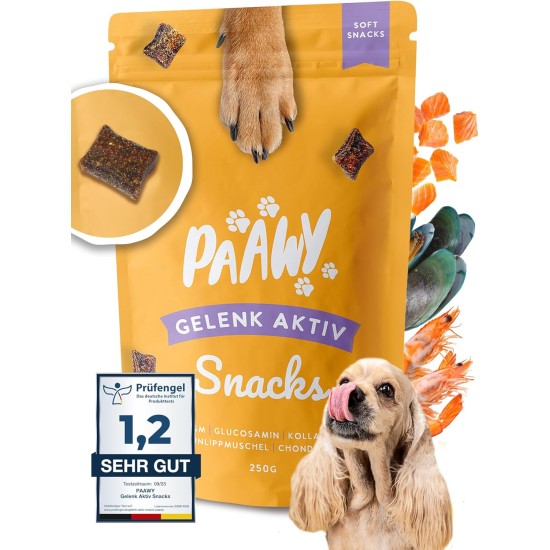 Joint Tablets Dog I 180 Joint Active Snacks as a Delicious Alternative to Classic Tablets with Green-Lipped Mussel, MSM, Glucosamine & Chondroitin I Osteoarthritis I Supports Joints & Bones Joint Tablets Dog I 180 Joint Active Snacks as a Delicious Alternative to Classic Tablets with Green-Lipped Mussel, MSM, Glucosamine & Chondroitin I Osteoarthritis I Supports Joints & Bones