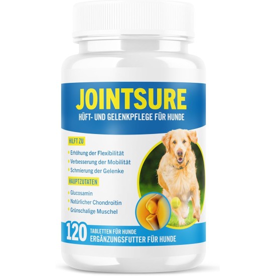 Joint Tablets Dog Premium Joint Capsules, 300 Tablets with Glucosamine, Joint Powder & Green-Lipped Mussels, for Improved Mobility & Joint Health in Dogs Joint Tablets Dog Premium Joint Capsules, 300 Tablets with Glucosamine, Joint Powder & Green-Lipped Mussels, for Improved Mobility & Joint Health in Dogs