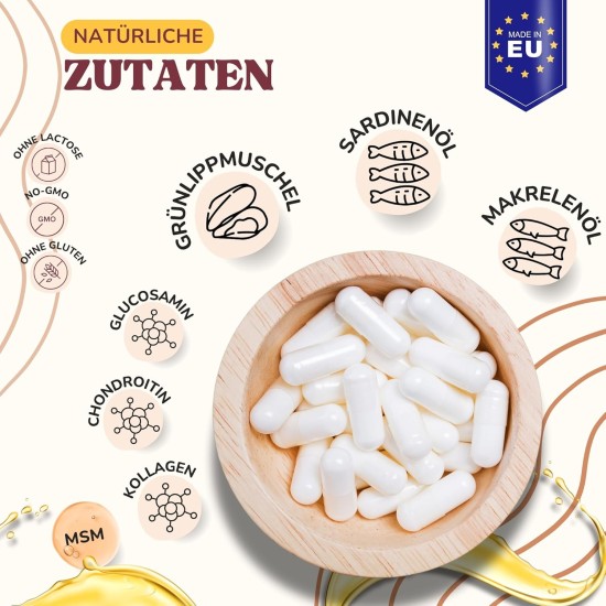 Joint Tablets Dog to Strengthen Joints, Hips and Improve Mobility, with Green-Lipped Mussel Dog Powder, Natural Pain Reliever for Dogs with Glucosamine Dog Joint Tablets Dog to Strengthen Joints, Hips and Improve Mobility, with Green-Lipped Mussel Dog Powder, Natural Pain Reliever for Dogs with Glucosamine Dog