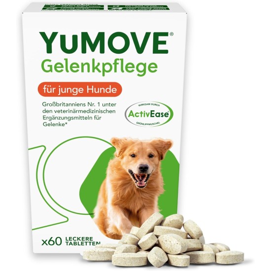 Lintbells YuMOVE Young and Active Dog Joint Supplements, 60 Tablets Lintbells YuMOVE Young and Active Dog Joint Supplements, 60 Tablets