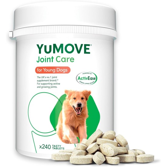 Lintbells YuMOVE Young and Active Dog Joint Supplements, 60 Tablets Lintbells YuMOVE Young and Active Dog Joint Supplements, 60 Tablets