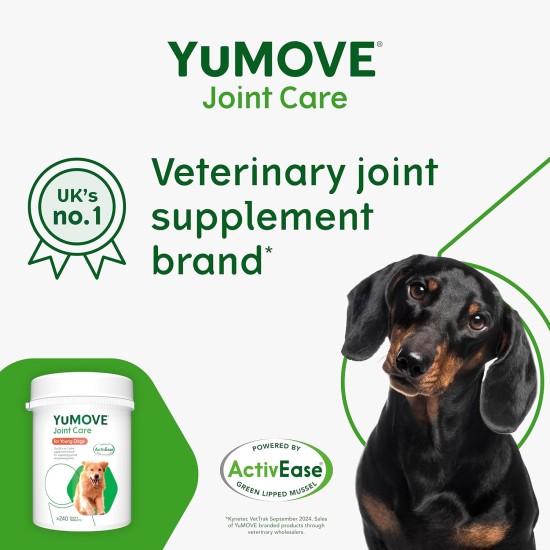 Lintbells YuMOVE Young and Active Dog Joint Supplements, 60 Tablets Lintbells YuMOVE Young and Active Dog Joint Supplements, 60 Tablets