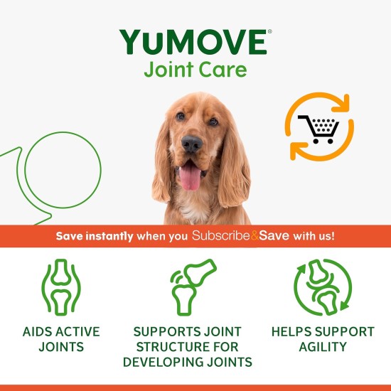 Lintbells YuMOVE Young and Active Dog Joint Supplements, 60 Tablets Lintbells YuMOVE Young and Active Dog Joint Supplements, 60 Tablets