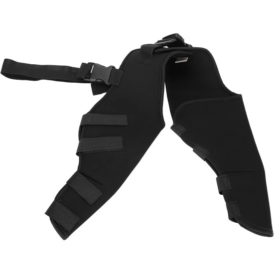 Pet Dog Rear Legs Protection Adjustable Knee Brace Leg Support for Dogs Hind Legs Recover Hip Joint Care (HJ25 Rear Double Leggings Black L) Pet Dog Rear Legs Protection Adjustable Knee Brace Leg Support for Dogs Hind Legs Recover Hip Joint Care (HJ25 Rear Double Leggings Black L)