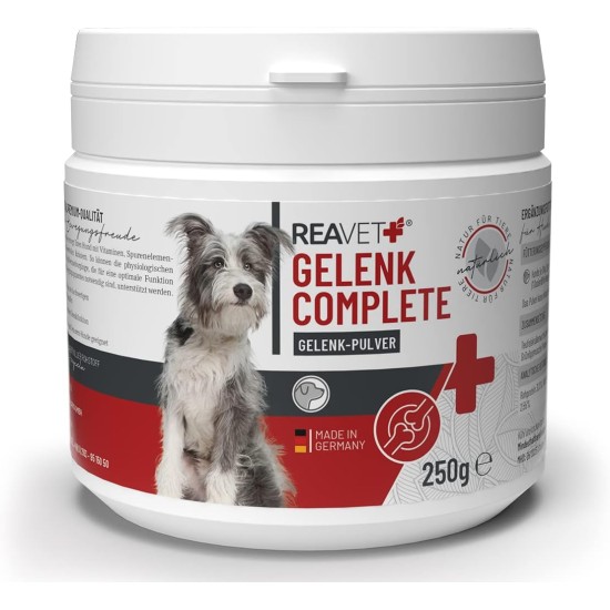 ReaVET Joint Tablets Dog I 120 Pieces for 8 Months I Joint Tablets for Dogs with Green-Lipped Mussel I For New Joy of Movement I Joint Tablets Dog ReaVET Joint Tablets Dog I 120 Pieces for 8 Months I Joint Tablets for Dogs with Green-Lipped Mussel I For New Joy of Movement I Joint Tablets Dog