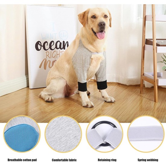 Tnfeeon Dog Elbow Protection Joint Pet Knee Matdog Knee Matdog Leg Brace Pet Dog Joint Warm Protective Cover Dog Elbow Protection Joint (L) Tnfeeon Dog Elbow Protection Joint Pet Knee Matdog Knee Matdog Leg Brace Pet Dog Joint Warm Protective Cover Dog Elbow Protection Joint (L)
