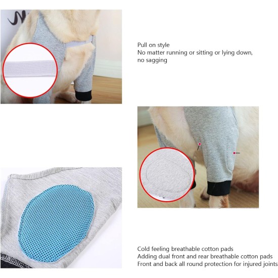 Tnfeeon Dog Elbow Protection Joint Pet Knee Matdog Knee Matdog Leg Brace Pet Dog Joint Warm Protective Cover Dog Elbow Protection Joint (L) Tnfeeon Dog Elbow Protection Joint Pet Knee Matdog Knee Matdog Leg Brace Pet Dog Joint Warm Protective Cover Dog Elbow Protection Joint (L)