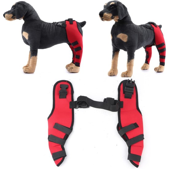 Tnfeeon Knee Support for Dogs, Leg Support for Ligament Injuries, Joint Pain and Sore Muscles, Adjustable Rear Support for Patella Dislocation (HJ27 Rear Legs Blue) Tnfeeon Knee Support for Dogs, Leg Support for Ligament Injuries, Joint Pain and Sore Muscles, Adjustable Rear Support for Patella Dislocation (HJ27 Rear Legs Blue)