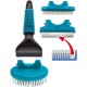 4 Piece Pet Care Brush Set 4 Piece Pet Care Brush Set