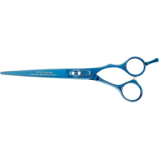 5200 Blue Titanium Shears — High-Performance Shears for Grooming Dogs - Straight, 6½" 5200 Blue Titanium Shears — High-Performance Shears for Grooming Dogs - Straight, 6½"