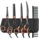 6-in-1 Grooming Scissors for Dogs, Professional Stainless Steel Grooming Scissors Set for Dogs, Dog Scissors Including Thinning Scissors, Curved, Straight Scissors, Grooming Comb, for Dogs, Cats 6-in-1 Grooming Scissors for Dogs, Professional Stainless Steel Grooming Scissors Set for Dogs, Dog Scissors Including Thinning Scissors, Curved, Straight Scissors, Grooming Comb, for Dogs, Cats