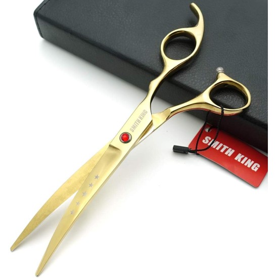 7 Inch Dog Grooming Scissors Set Dog Straight Scissors & Thinning Scissors & Curved Scissors Set of 4 7 Inch Dog Grooming Scissors Set Dog Straight Scissors & Thinning Scissors & Curved Scissors Set of 4