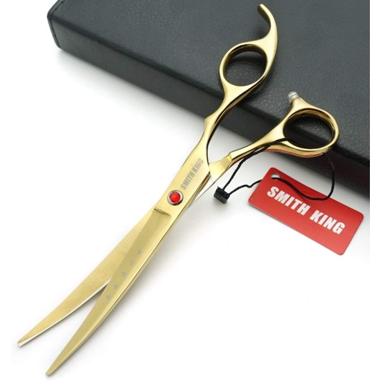 7 Inch Dog Grooming Scissors Set Dog Straight Scissors & Thinning Scissors & Curved Scissors Set of 4 7 Inch Dog Grooming Scissors Set Dog Straight Scissors & Thinning Scissors & Curved Scissors Set of 4