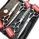 7 Inch Dog Grooming Scissors Set Dog Straight Scissors & Thinning Scissors & Curved Scissors Set of 4 7 Inch Dog Grooming Scissors Set Dog Straight Scissors & Thinning Scissors & Curved Scissors Set of 4