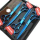 7 Inch Dog Grooming Scissors Set Dog Straight Scissors & Thinning Scissors & Curved Scissors Set of 4 7 Inch Dog Grooming Scissors Set Dog Straight Scissors & Thinning Scissors & Curved Scissors Set of 4