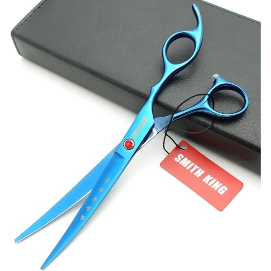 7 Inch Dog Grooming Scissors Set Dog Straight Scissors & Thinning Scissors & Curved Scissors Set of 4 7 Inch Dog Grooming Scissors Set Dog Straight Scissors & Thinning Scissors & Curved Scissors Set of 4